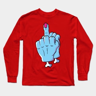 Trick of the fingers Long Sleeve T-Shirt